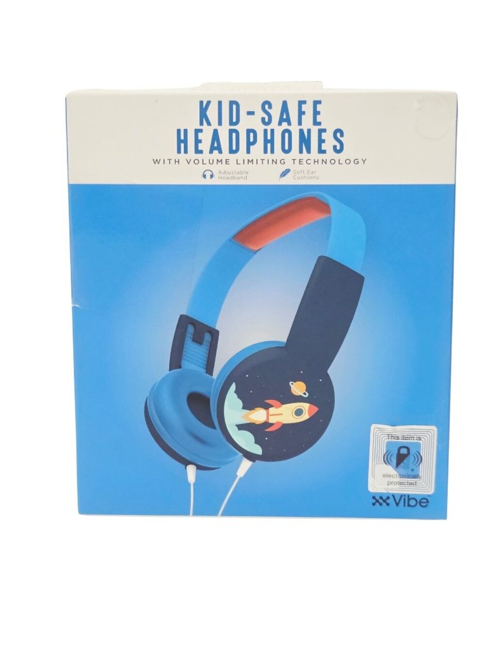 Vibe Kid Safe Headphones Volume Limiting Technology Wired Adjustable Headband